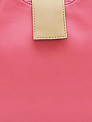 pink leatherette handbag - 1054361 - Standard Image - 6
