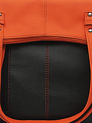 color blocked leatherette handbag - 1054364 - Standard Image - 6