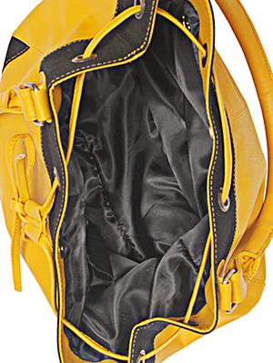 yellow leatherette handbag - 1054366 - Standard Image - 3