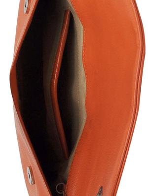 orange leatherette sling bag - 10580470 - Standard Image - 3