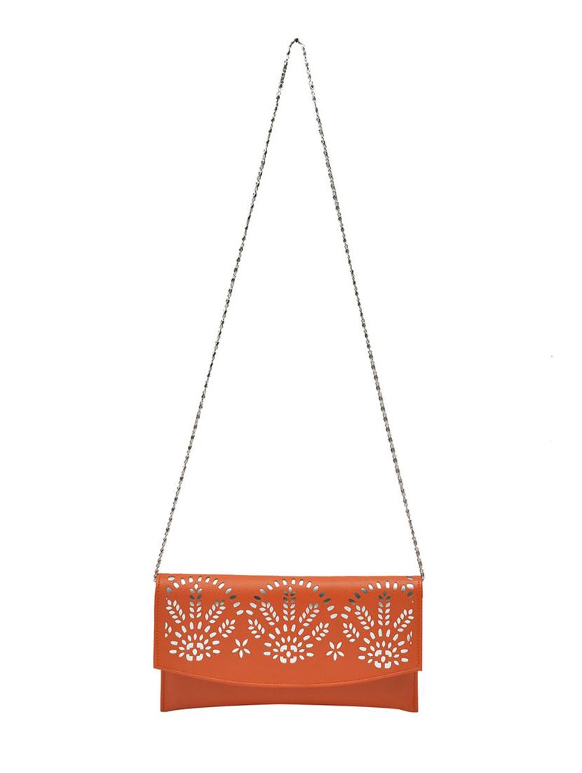 orange leatherette sling bag - 10580470 - Zoom Image - 6