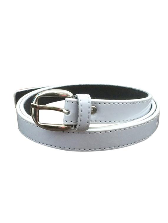 pink, white leatherette belt - 10589264 - Zoom Image - 3