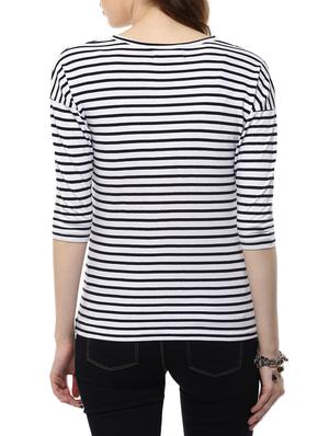 white cotton regular tee - 10604536 - Standard Image - 3