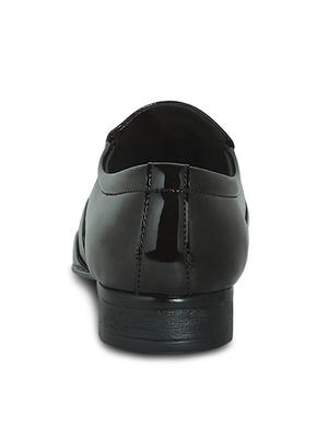 brown leatherette formal shoes - 10606449 - Standard Image - 3