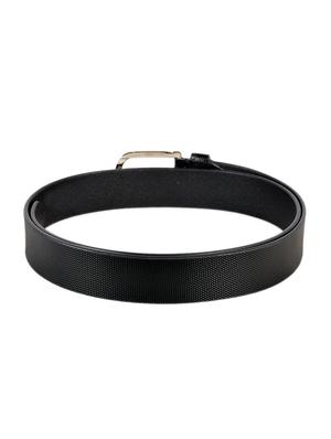 black leather belt - 10622520 - Standard Image - 3