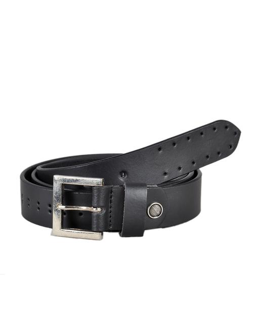 black leather belt - 10622530 - Standard Image - 1
