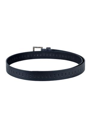 black leather belt - 10622530 - Standard Image - 3