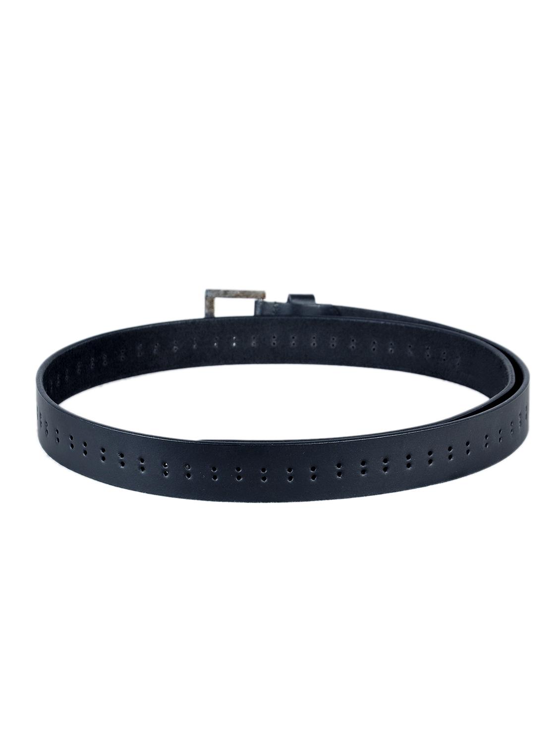 black leather belt - 10622530 - Zoom Image - 3