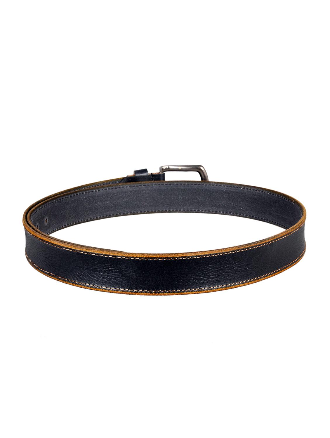 black leather belt - 10622544 - Zoom Image - 3