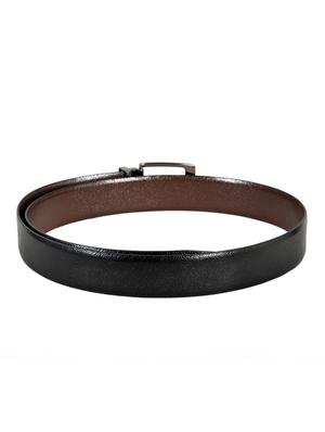 black, brown leather belt - 10622552 - Standard Image - 3
