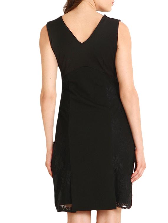 black polyester blend dress - 10626584 - Zoom Image - 3