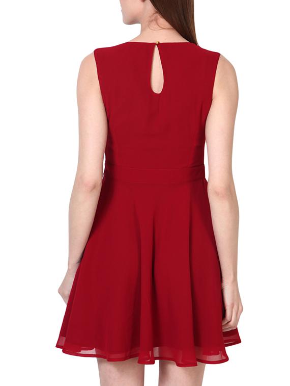 keyhole back flare dress - 1063807 - Zoom Image - 3