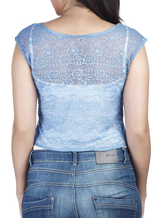 blue net top - 10656130 - Zoom Image - 3