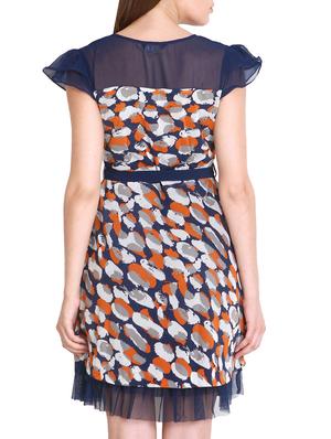 blue printed dress - 10656188 - Standard Image - 3