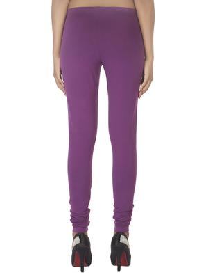 purple cotton legging - 10656410 - Standard Image - 3