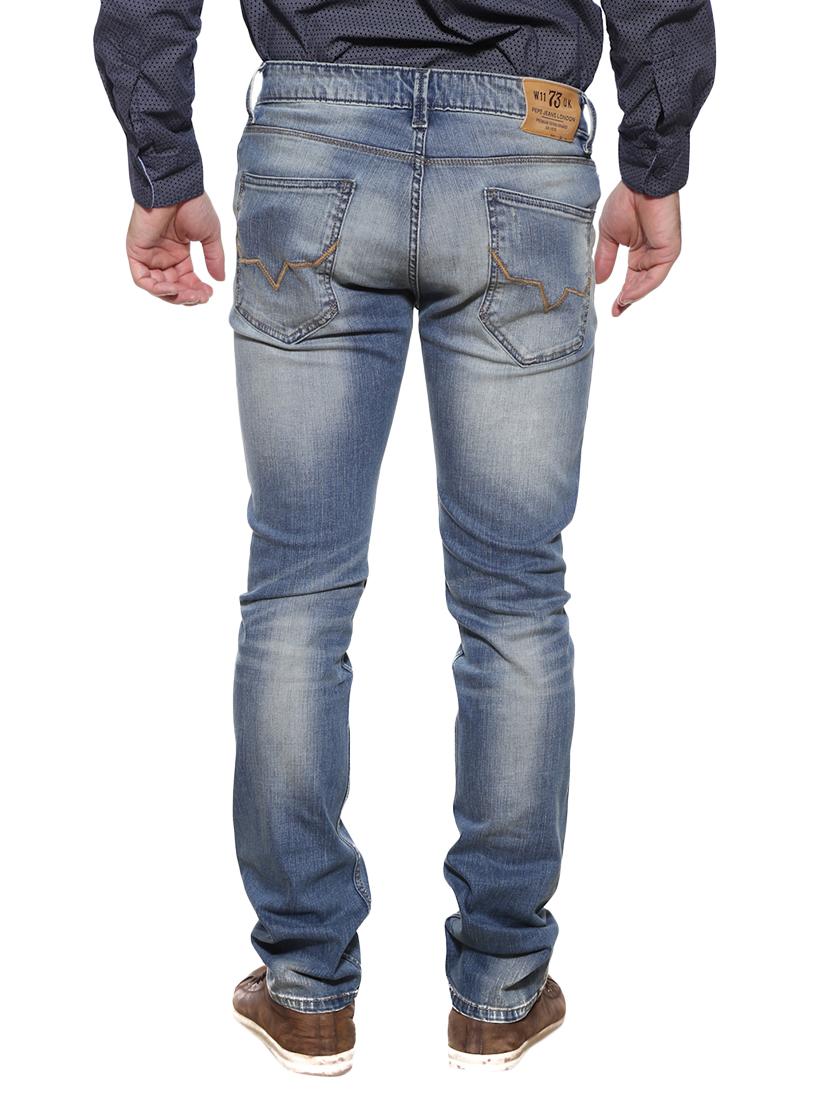 blue denim heavy washed jeans - 10658425 - Zoom Image - 3
