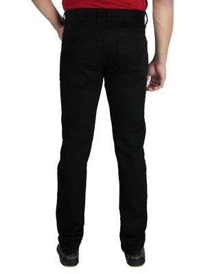 black solid plain jeans - 10669773 - Standard Image - 3