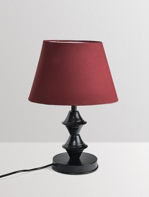 solid maroon metal table lamp - 1067263 - Standard Image - 3