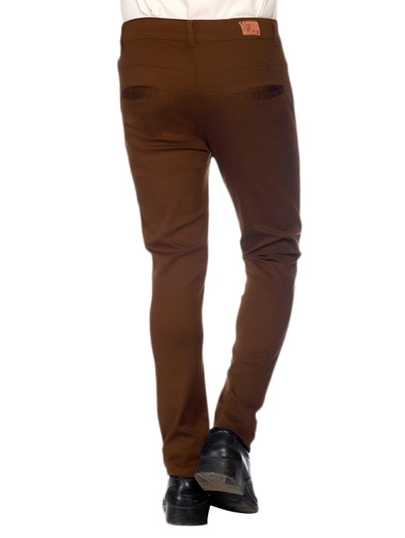 Stretchable Regular Fit Chinos - 10685871 - Zoom Image - 3