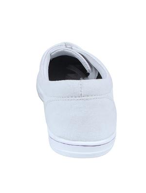 white canvas casual shoes - 10694778 - Standard Image - 3