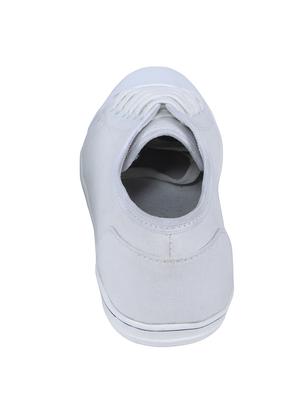 white canvas casual shoes - 10694784 - Standard Image - 3