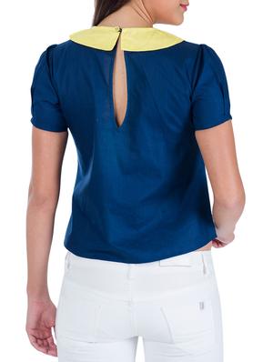 navy blue cotton top - 10698832 - Standard Image - 3