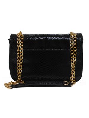 black leather sling bag - 10707968 - Standard Image - 6