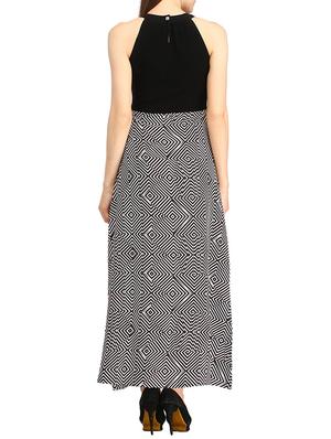 keyhole back halter neck maxi dress - 10714992 - Standard Image - 3