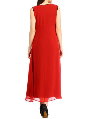 front slit wrap maxi dress - 10715012 - Standard Image - 3