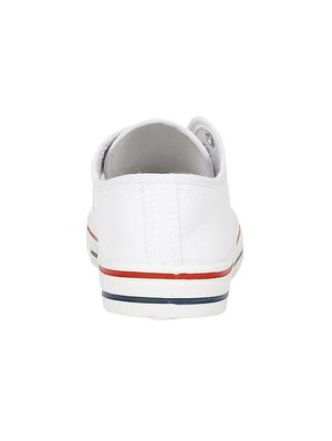 white leatherette sneaker - 10722459 - Standard Image - 3