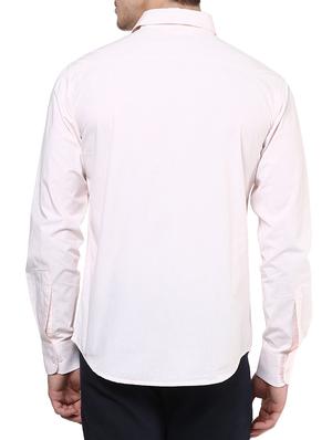 pink, white cotton casual shirt - 10736491 - Standard Image - 3