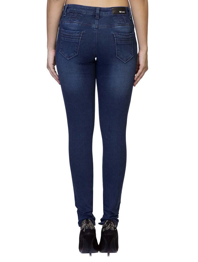 pocket detail mid rise jeans - 10743765 - Zoom Image - 3