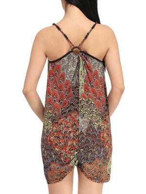 multi colored polyester dress - 10763352 - Standard Image - 3