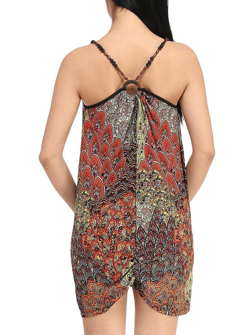 multi colored polyester dress - 10763352 - Zoom Image - 3