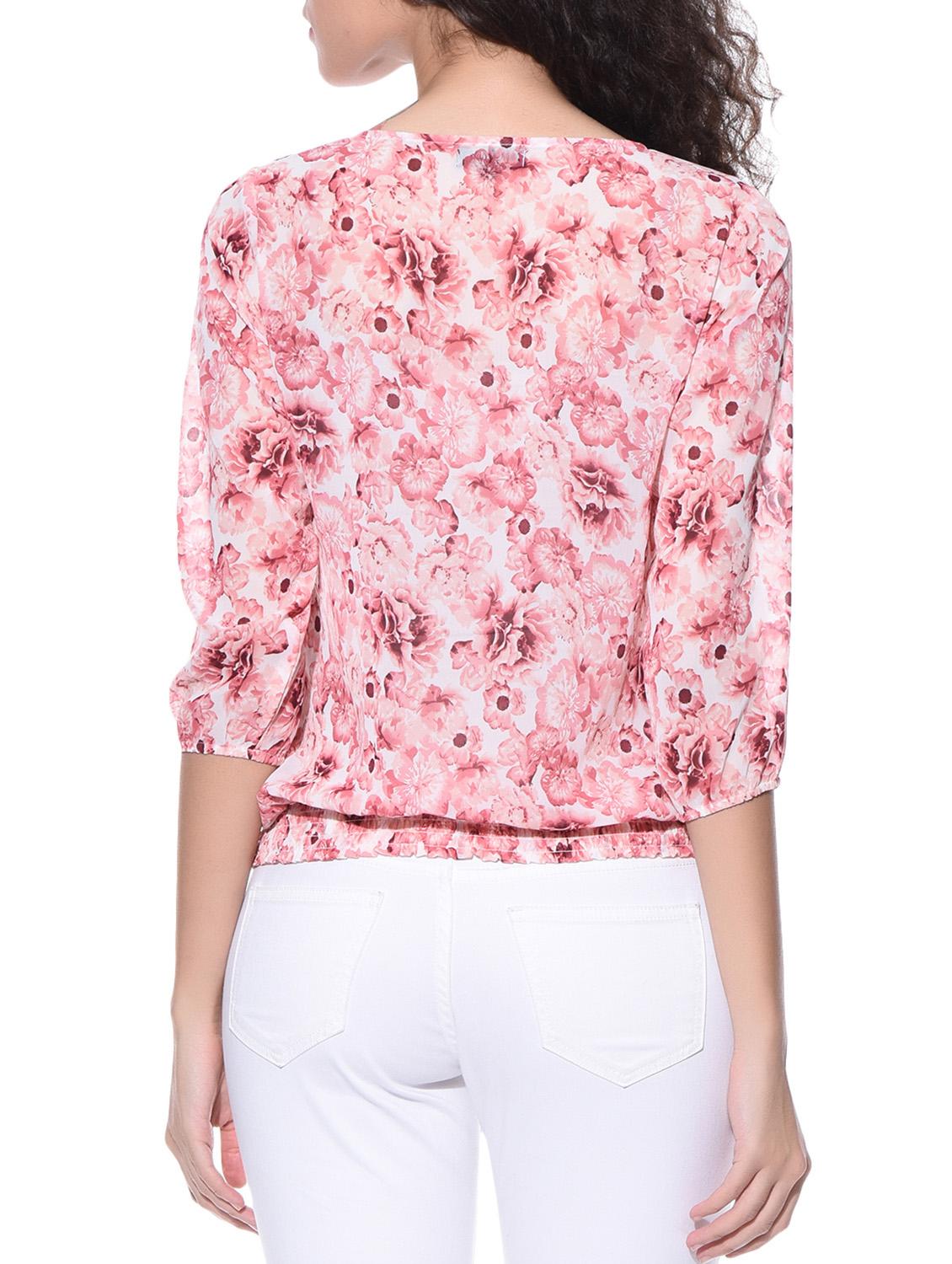 floral blouson top - 10768147 - Zoom Image - 3