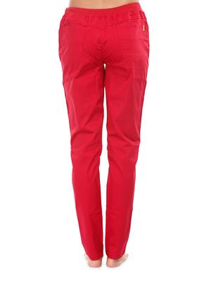 Solid Red Viscose pants - 1077995 - Standard Image - 3