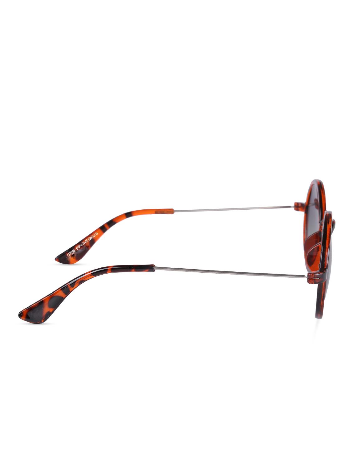 Black UV Protected Polycarbonate Round Sunglasses - 1079618 - Zoom Image - 3