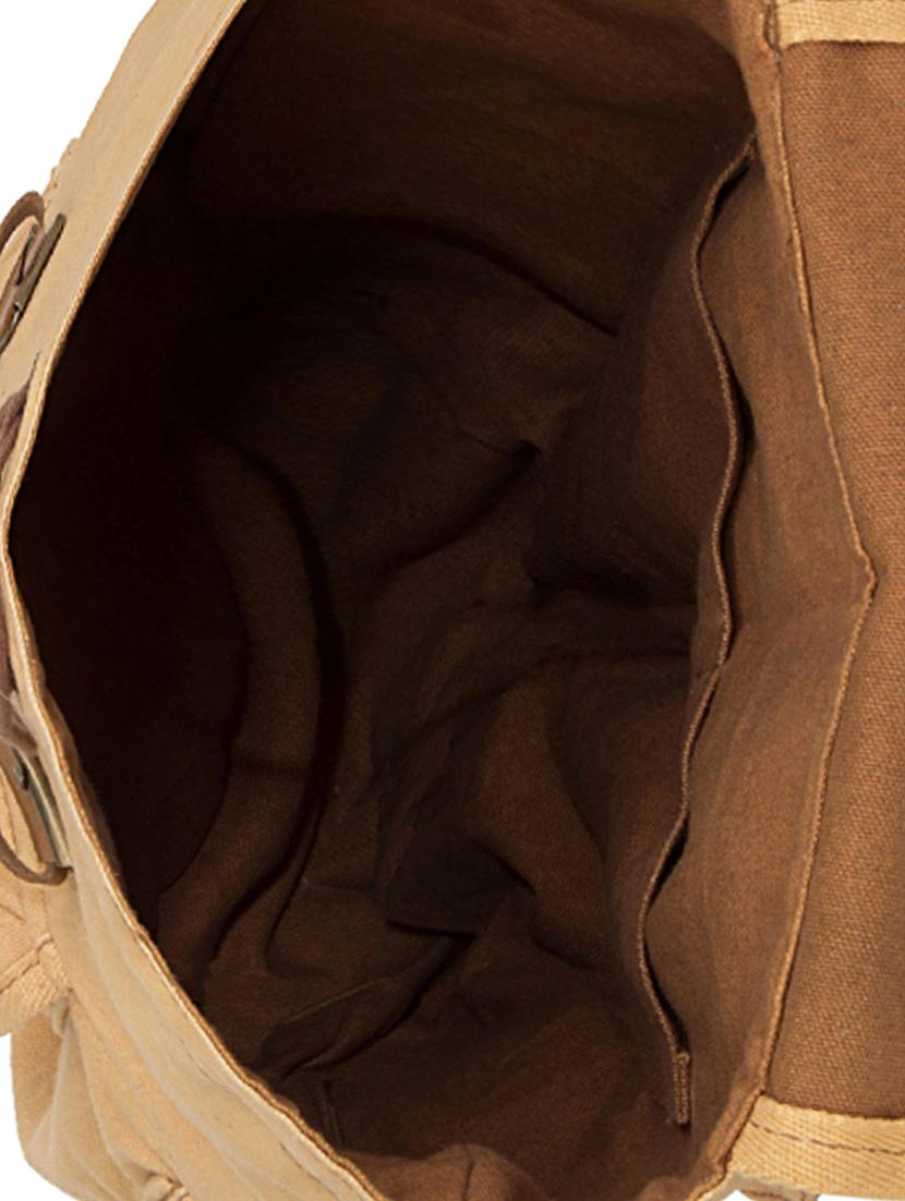 Beige canvas backpack - 1080809 - Zoom Image - 3
