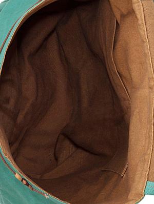 Green canvas backpack - 1080815 - Standard Image - 3