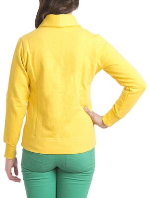 yellow cotton fleece jacket - 1081358 - Standard Image - 3