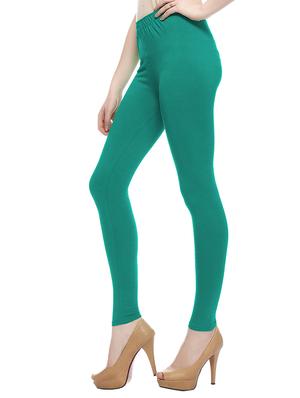green cotton leggings - 10823568 - Standard Image - 3