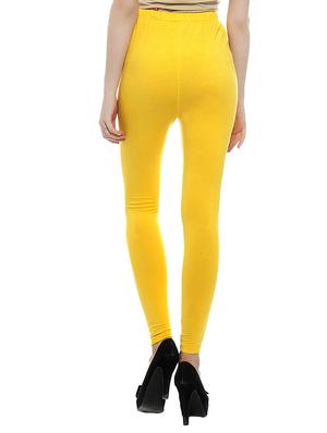 yellow cotton leggings - 10823576 - Standard Image - 3