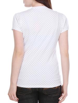 white cotton printed top - 10838642 - Standard Image - 3