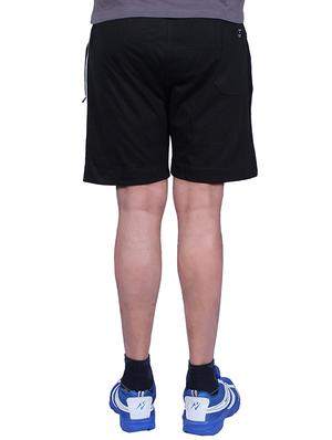 black cotton shorts - 10841110 - Standard Image - 3