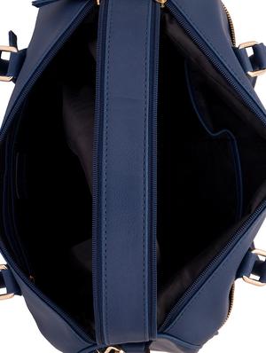 blue faux leather handbag - 10846407 - Standard Image - 3
