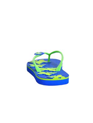blue leatherette flip flops - 10847370 - Standard Image - 3