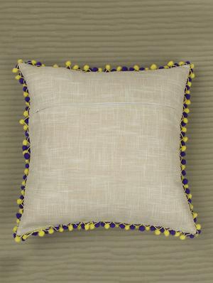 beige & brown dragonfly cushion cover - 10857327 - Standard Image - 3