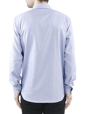 blue cotton casual shirt - 10880958 - Standard Image - 3
