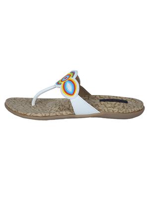 white leatherette sandal - 10906913 - Standard Image - 3