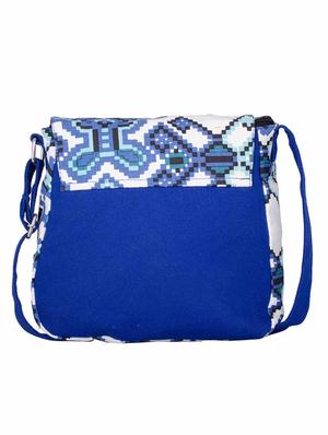 multi colored canvas printed sling bag - 10934952 - Standard Image - 9